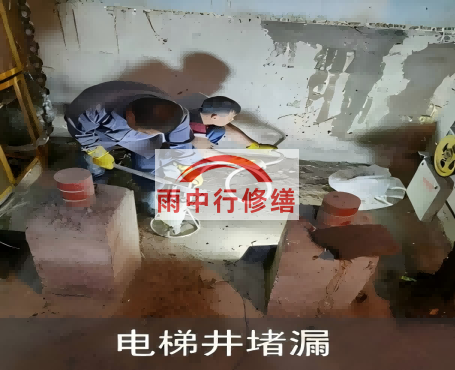 吉林星雨华府电梯井堵漏案例